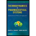 Thermodynamics of Pharmaceutical System