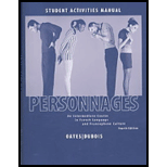 Personnages An Intermediate Course in French Language and Francophone Culture, Activities Manual and Audio CDs