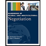 Handbook of Global and Multicultural Negotiation