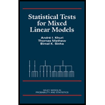 Statistical Tests for Mixed Linear Models