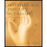 Interpersonal Process in Therapy