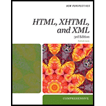 HTML, XHTML, and XML   Comprehensive