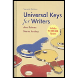 Universal Keys for Writers   With MLA Update Card