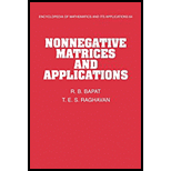 Nonnegative Matrices and Applications