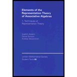 Elements of the Representation Theory of Associative Algebras Techniques of Representation Theory