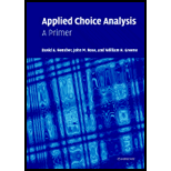 Applied Choice Analysis A Primer