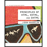 Principles of HTML, XHTML, and DHTML