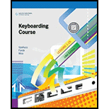 Keyboarding Course Lessons 1 25 Text Only