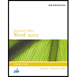 New Perspectives on Microsoft Word 2010, Intro.