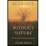 Ecology Without Nature  Rethinking Environmental Aesthetics