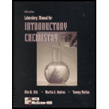 Laboratory Manual to Accompany Introductory Chemistry