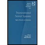 Transnational Social Spaces Agents, Networks and Institutions