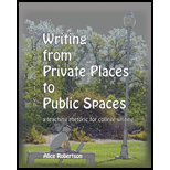 Writing from Private Places to Public Spaces