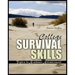 College Survival Skills Topics in Academic Advancement