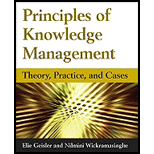 Principles of Knowledge Management