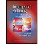 Treatment of Stuttering Established and Emerging Approaches