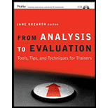 From Analysis to Evaluation   With CD