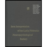 Item Interpretation of Luria Nebraska