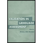 Validation in Language Assessment