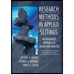 Research Methods in Applied Settings