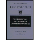 Collected Works of Eric Voegelin, Volume 28