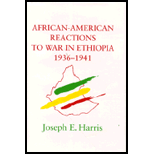 African Amer. Reactions to War Ethiopia