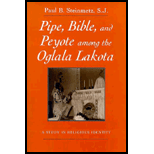 Pipe Bible and Peyote Amoung Oglala Lakota