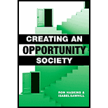 Creating an Opportunity Society