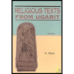 Religious Texts From Ugarit