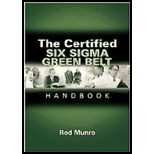 Certified Six Sigma Green Belt Hand.and Cd