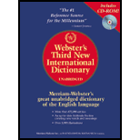 Websters Third New International Dictionary