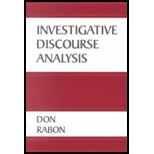 Investigative Discourse Analysis