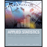 Applied Stat. for Public and Nonprofit Administration