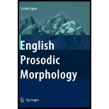 English Prosodic Morphology