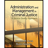 Administration and Management in Criminal Justice