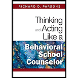 Thinking and Acting Like a Behavioral School Counselor