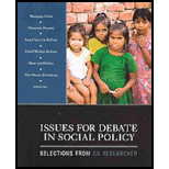 Social Policy and Social Change and CQ Researcher  Issues for Debate in Social Policy