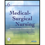 Medical Surgical Nursing Patient Centered Collaborative Care, Single Volume Edition   With CD