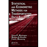 Statistical and Economic Methods for Transportation Data Analysis