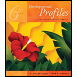 Developmental Profiles  Pre birth Through Twelve