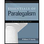 Essentials of Paralegalism