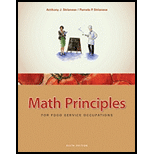 Math Principles for Food Service Occupations