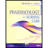 Pharmacology for Nursing Care   With CD and eBook