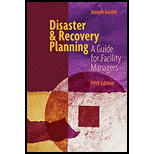 Disaster and Recovery Planning