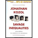 SAVAGE INEQUALITIES AUDIO CD