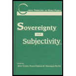 Sovereignty and Subjectivity