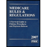 Medicare Rules and Regulations 2007