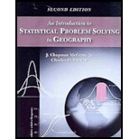 Introduction to Statistical Problem Solving in Geography