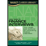 Vault Guide to Finance Interviews