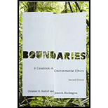 Boundaries A Casebook in Environmental Ethics